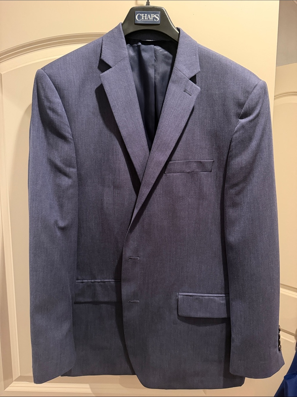 Ralph Lauren Men's Dark Navy Two-Button Suit Jacket 46R